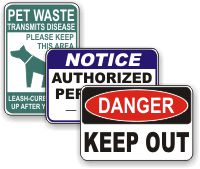 (image for) Aluminum Signs